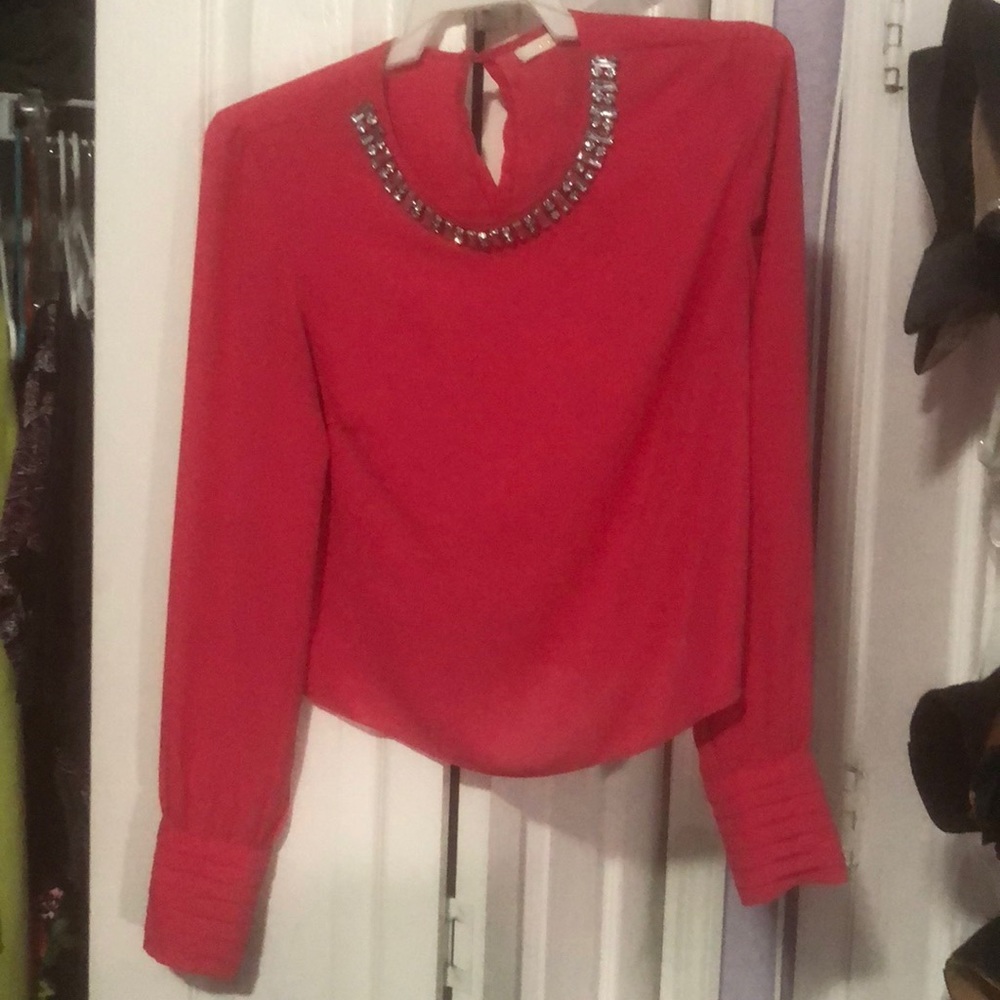 Pink blouse